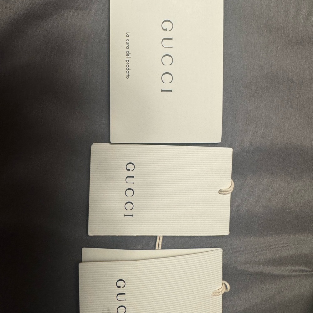 Gucci Black Mules with Tan Fur Accent - Picture 8 of 11